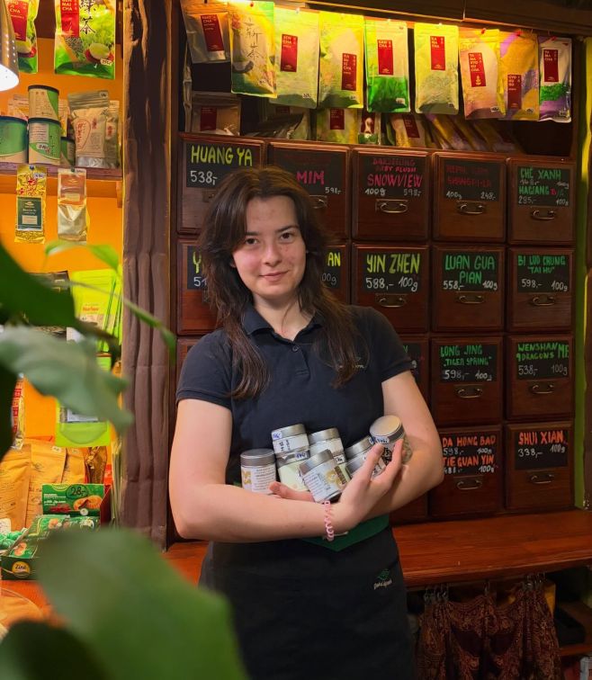 Naše Judy Matchu fakt miluje 💚 Jsi taky Matcha team? 🍵